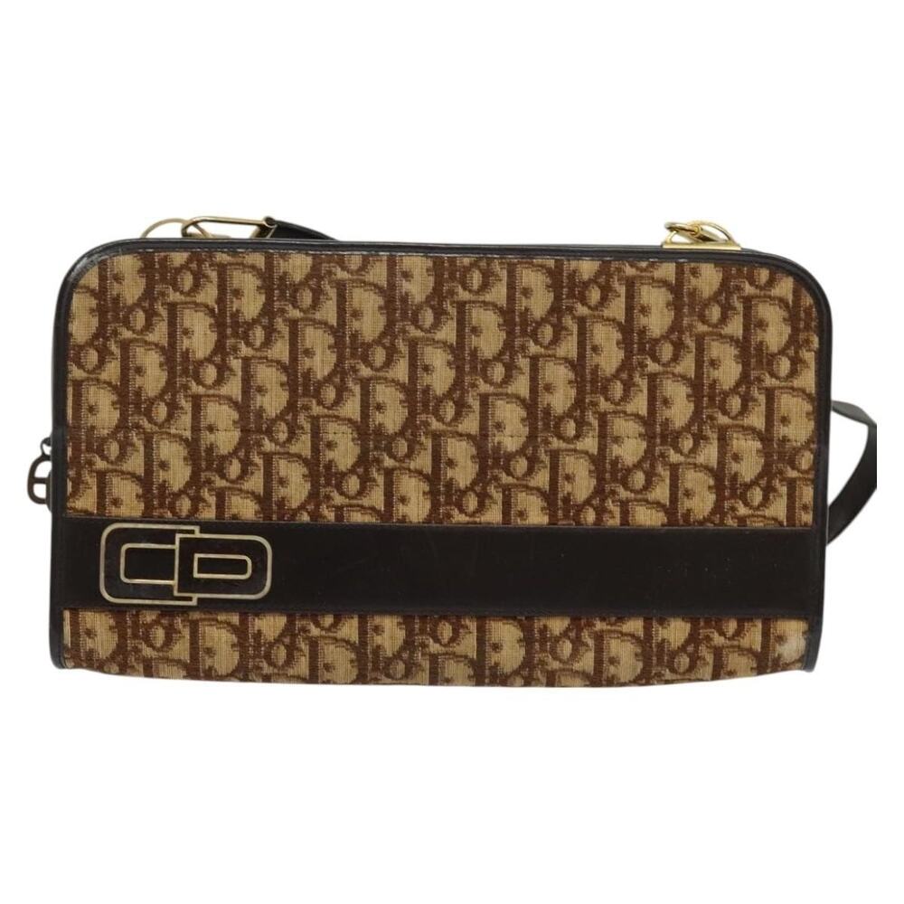 Dior Trotter Shoulder Bag Brown